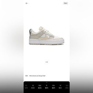 Nike Women’s Dunk Low Disrupt “Sail”